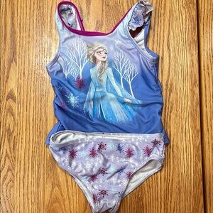 Disney Blue and Purple One Piece Swimwear